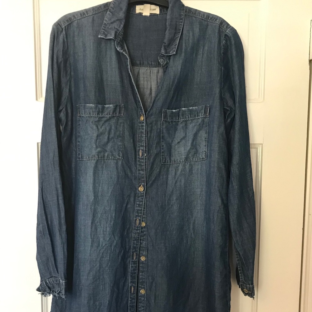 Short jean dress